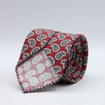 Cruciani &amp; Bella

60% Linen, 40% Silk&nbsp;
Italian fabric

Unlined tie
Red, Blue and Light Beige printed motif tie
Handmade in Italy
8 cm x 150 cm
#10080