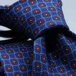 Cruciani &amp; Bella
100% Silk
Self-Tipped
Royal Blue, Light Blue, Brown and White Motif Tie
Handmade and Printed in &nbsp;Italy
English Archive Motif
8 cm x 150 cm
#10096