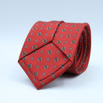 Cruciani &amp; Bella
100% Silk
Self-Tipped
Brick Red, Green and Beige Motif Tie
Handmade and Printed in &nbsp;Italy
English Archive Motif
8,5 cm x 150 cm
#10097