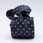Cruciani &amp; Bella
100% Woven Jacquard Silk
Self-Tipped
Blue, Pink and White Motif Tie
Made in Italy
8 x 150 cm
#10106