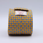 Cruciani &amp; Bella
100% Printed Silk

Self-Tipped
Yellow, Light Blue and White motif Tie&nbsp;
Handmade in Rome, Italy.

8,5 cm x 152 cm
#10160