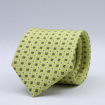 Cruciani &amp; Bella
100% Printed Silk

Self-Tipped
Light Green, Blue and White motif Tie&nbsp;
Handmade in Rome, Italy.

8,5 cm x 152 cm
#10163