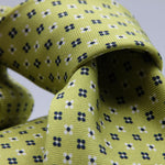 Cruciani &amp; Bella
100% Printed Silk

Self-Tipped
Light Green, Blue and White motif Tie&nbsp;
Handmade in Rome, Italy.

8,5 cm x 152 cm
#10163