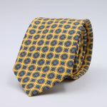 Cruciani &amp; Bella
100% Printed Silk

Self-Tipped
Yellow and Blue motif Tie&nbsp;
Made in Rome, Italy.

8 cm x 150 cm
#10206