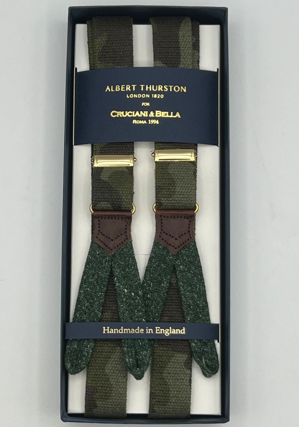 Albert Thurston - Elastic Braces - 25 mm - Camouflage  Motif  #7398