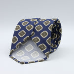 Cruciani &amp; Bella

60% Linen, 40% Silk&nbsp;
Italian fabric

Unlined tie
Blue, Green and Light Beige printed motif tie
Handmade in Italy
8 cm x 150 cm
#10077