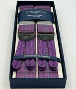 Albert Thurston -  Braces - Bamboo from Hardy Minnis Series - 40 mm - Purple and Dark Green Square #8508