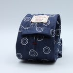 Cruciani &amp; Bella
100% Woven Silk Jacquard
Unlined
Seven Folds
Light Denim Blue and Off-White motif tie
Handmade in Italy
8 cm x 149 cm
#3105