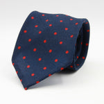 Cruciani &amp; Bella
Printed and Handmade in Italy
100% Wool
Unlined
Blue and Red Dots Motif Tie
8 cm x 150 cm
#9177