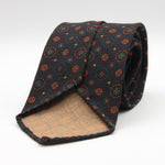 Cruciani &amp; Bella
Printed and Handmade in Italy
100% Wool
Unlined
Blue, Orange, Turquoise and Beige Motif Tie
8 cm x 150 cm
#9182
