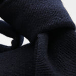 Holliday &amp; Brown for Cruciani &amp; Bella
90% Wool - 10% Silk
Tipped

Dark Blue Plain tie
Handmade in Italy

8 cm x 150 cm
#9589