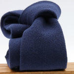 Holliday &amp; Brown for Cruciani &amp; Bella
90% Wool - 10% Silk
Tipped

Royal Blue Plain tie
Handmade in Italy

8 cm x 150 cm
#9590