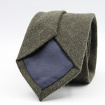 Holliday &amp; Brown for Cruciani &amp; Bella
90% Wool - 10% Silk
Tipped

Dark Green Plain tie
Handmade in Italy

8 cm x 150 cm
#9594