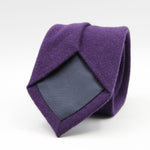 Holliday &amp; Brown for Cruciani &amp; Bella
90% Wool - 10% Silk
Tipped

Purple Plain tie
Handmade in Italy

8 cm x 150 cm
#9641