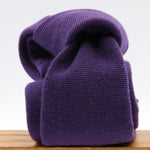 Holliday &amp; Brown for Cruciani &amp; Bella
90% Wool - 10% Silk
Tipped

Purple Plain tie
Handmade in Italy

8 cm x 150 cm
#9641