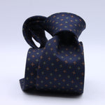 Cruciani &amp; Bella
100% Silk
Self-Tipped
Navy Blue, Green, Orange and Light Blue Motif Tie
Handmade and Printed in &nbsp;Italy
English Archive Motif
8 cm x 150 cm
#9703