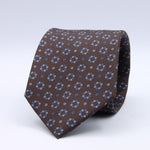Cruciani &amp; Bella
100% Silk
Self-Tipped
Brown, Blue and Light Blue Motif Tie
Handmade and Printed in &nbsp;Italy
English Archive Motif
8 cm x 150 cm
#9713