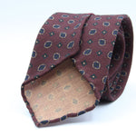 Cruciani &amp; Bella
Printed and Handmade in Italy
100% Wool
Unlined
Rust, Beige and Blue Motif Tie
8 cm x 150 cm
#9745