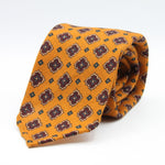 Cruciani &amp; Bella
Printed and Handmade in Italy
100% Wool
Unlined
Golden Yellow, Beige, Red Wine and Blue Motif Tie
8 cm x 150 cm
#9749