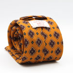 Cruciani &amp; Bella
Printed and Handmade in Italy
100% Wool
Unlined
Golden Yellow, Beige, Red Wine and Blue Motif Tie
8 cm x 150 cm
#9749
