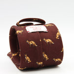 Cruciani &amp; Bella
Printed and Handmade in Italy
100% Wool
Unlined
Red Wine Tie with Light Brown Fox pattern
8 cm x 150 cm
#9864