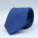 Cruciani &amp; Bella
100% Silk
Self-Tipped
Royal Blue and Yellow Motif Tie
Handmade and Printed in &nbsp;Italy
English Archive Motif
8 cm x 150 cm
#9948