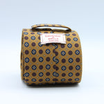 Cruciani &amp; Bella

100% Printed Madder Silk&nbsp;
Italian fabric

Unlined tie
Mustard, Blue, Rust and Light Beige Printed Motif Tie

Handmade in Italy
8 cm x 150 cm
#9988