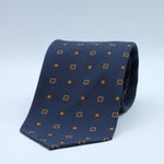 Cruciani &amp; Bella

100% Printed Madder Silk&nbsp;
Italian fabric

Unlined tie
Blue, Brown and Beige Printed Motif Tie

Handmade in Italy
8 cm x 150 cm
#9992