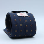 Cruciani &amp; Bella

100% Printed Madder Silk&nbsp;
Italian fabric

Unlined tie
Blue, Brown and Beige Printed Motif Tie

Handmade in Italy
8 cm x 150 cm
#9992