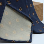 Cruciani &amp; Bella

100% Printed Madder Silk&nbsp;
Italian fabric

Unlined tie
Blue, Brown and Beige Printed Motif Tie

Handmade in Italy
8 cm x 150 cm
#9992