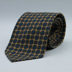 Cruciani &amp; Bella

100% Printed Madder Silk&nbsp;
Italian fabric

Unlined tie
Beige, Brown and Blue Printed Motif Tie

Handmade in Italy
8 cm x 150 cm
#9994