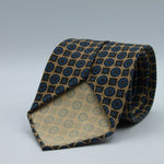 Cruciani &amp; Bella

100% Printed Madder Silk&nbsp;
Italian fabric

Unlined tie
Beige, Brown and Blue Printed Motif Tie

Handmade in Italy
8 cm x 150 cm
#9994