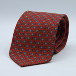 Cruciani &amp; Bella

100% Printed Madder Silk&nbsp;
Italian fabric

Unlined tie
Red, Brown and Light Blue Printed Motif Tie

Handmade in Italy
8 cm x 150 cm
#9995