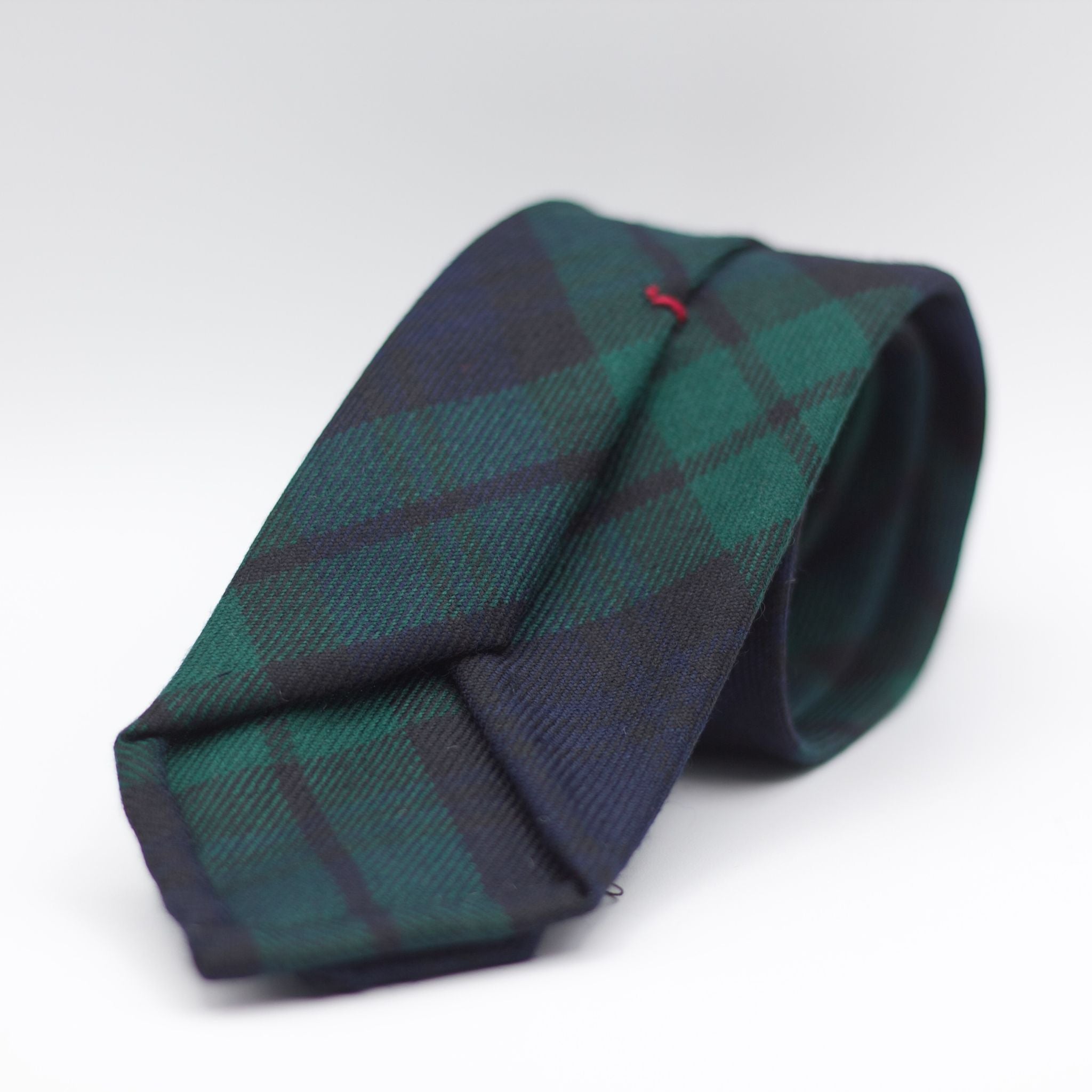 Cruciani & Bella - Wool Tartan - Blackwatch Modern Tartan Tie #8258