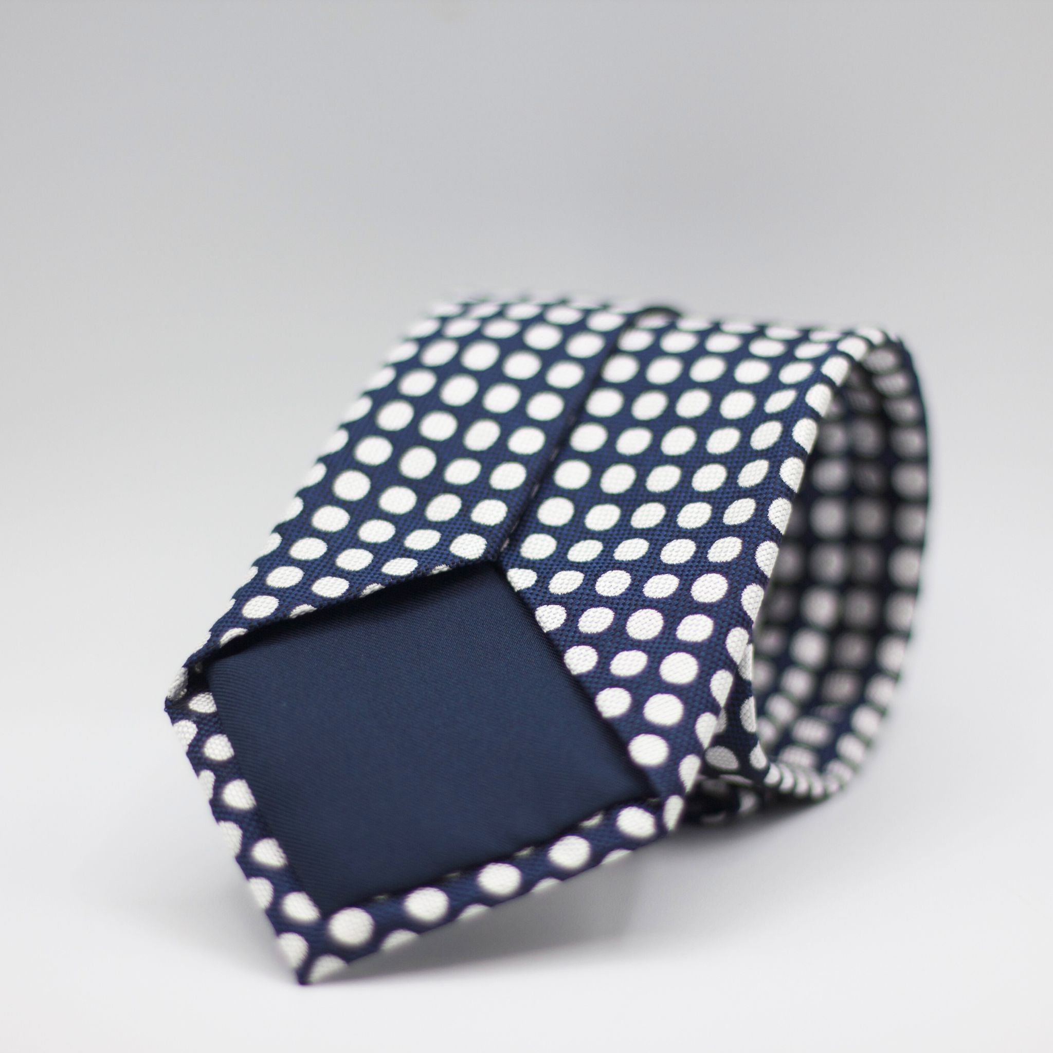 Cruciani & Bella - 3-Folds High - 100% Silk - Blue Navy  "Winston's Spot" Tie #7719