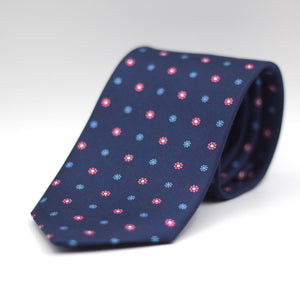 Cruciani & Bella - Silk - Blue, Baby Blue and Pink Tie