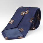 Blue, Brown Motif Tie