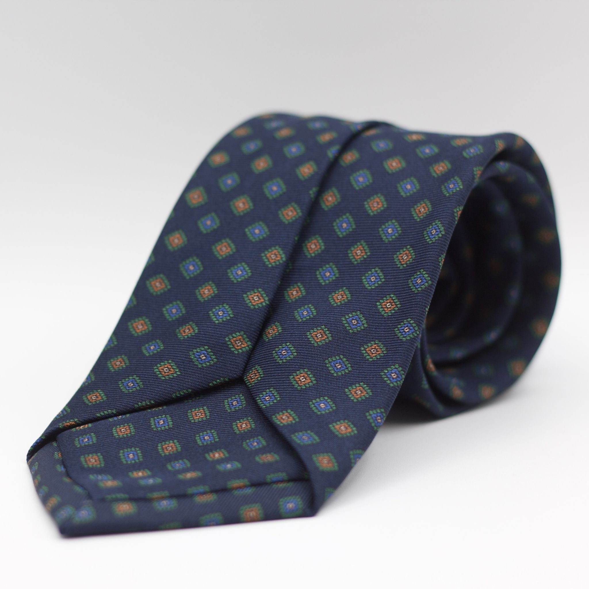Blue, Green, Brown and light Blue Tie