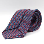 Holliday & Brown - Printed Silk - Blue, Red and White Tie