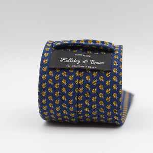 Holliday & Brown - Printed Silk - Blue, Yellow Ladybug
