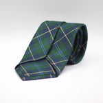 Blue and Green, Yellow and Light Blue Tartan Tie