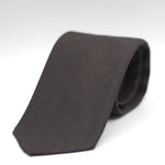 Cruciani & Bella 100% Wool Unlined Hand rolled blades Brown Tie Handmade in Italy 8 cm x 150 cm