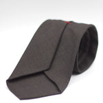 Cruciani & Bella 100% Wool Unlined Hand rolled blades Brown Tie Handmade in Italy 8 cm x 150 cm