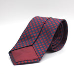 Cruciani & Bella - Jacquard Silk -  Blue, Red Polka Dots Tie