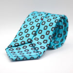 Cruciani & Bella - Silk - Baby Blue and Brown Tie