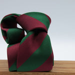 Cruciani & Bella - Woven Silk  - Dragon Guards Unlined Regimental Tie