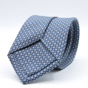 Cruciani &amp; Bella
100% Printed Silk

Self-Tipped
Blue, Grey and White Motif Tie&nbsp;
Handmade in Rome, Italy.

8 cm x 150 cm
#9284