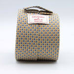 Cruciani &amp; Bella
100% Printed Silk

Self-Tipped
Yellow, Light Blue and Orange Motif Tie&nbsp;
Handmade in Rome, Italy.

8 cm x 150 cm
#9286