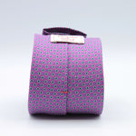 Cruciani &amp; Bella
100% Printed Silk

Self-Tipped
Fucsia, Light Grey, Light Blue and Blue Motif Tie&nbsp;
Handmade in Rome, Italy.

8 cm x 150 cm
#9287