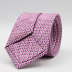 Cruciani &amp; Bella
100% Printed Silk

Self-Tipped
Pink, Red, Blue and White Motif Tie&nbsp;
Handmade in Rome, Italy.

8 cm x 150 cm
#92889